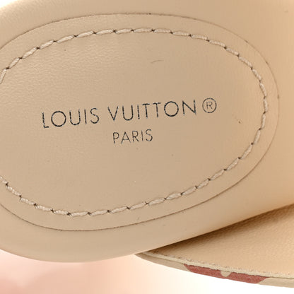 Louis Vuitton Calfskin Empreinte Silhouette Mules 38 Beige 5 of 10