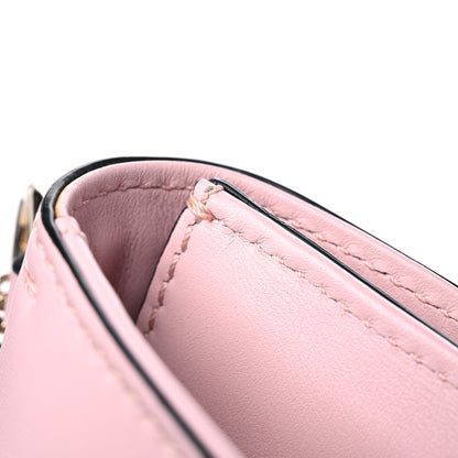 Valentino Garavani Vitello Small Glam Lock Rockstud Flap Water Rose 13 of 13