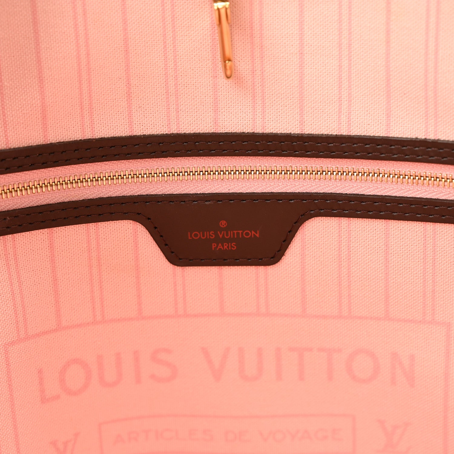 Louis Vuitton Damier Ebene Neo Neverfull MM Rose Ballerine 6 of 13