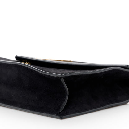 Saint Laurent Suede Calfskin Monogram Le Sept Chain Bag Black 11 of 11
