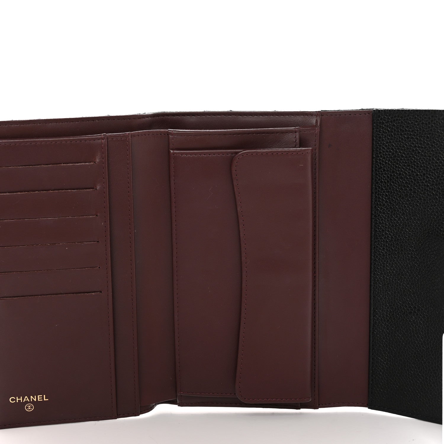 Chanel Caviar Quilted Large Flap Wallet Black 5 of 10
