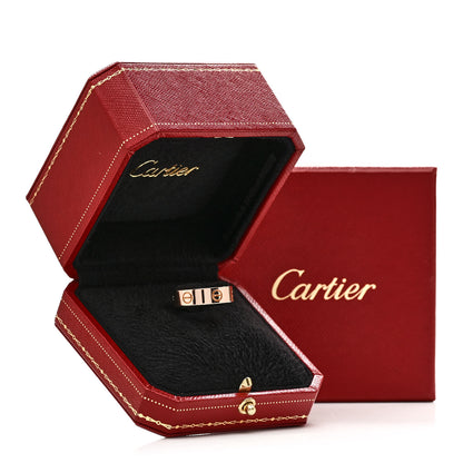 Cartier 18K Pink Gold 5.5mm LOVE Ring 56 7.5 5 of 5