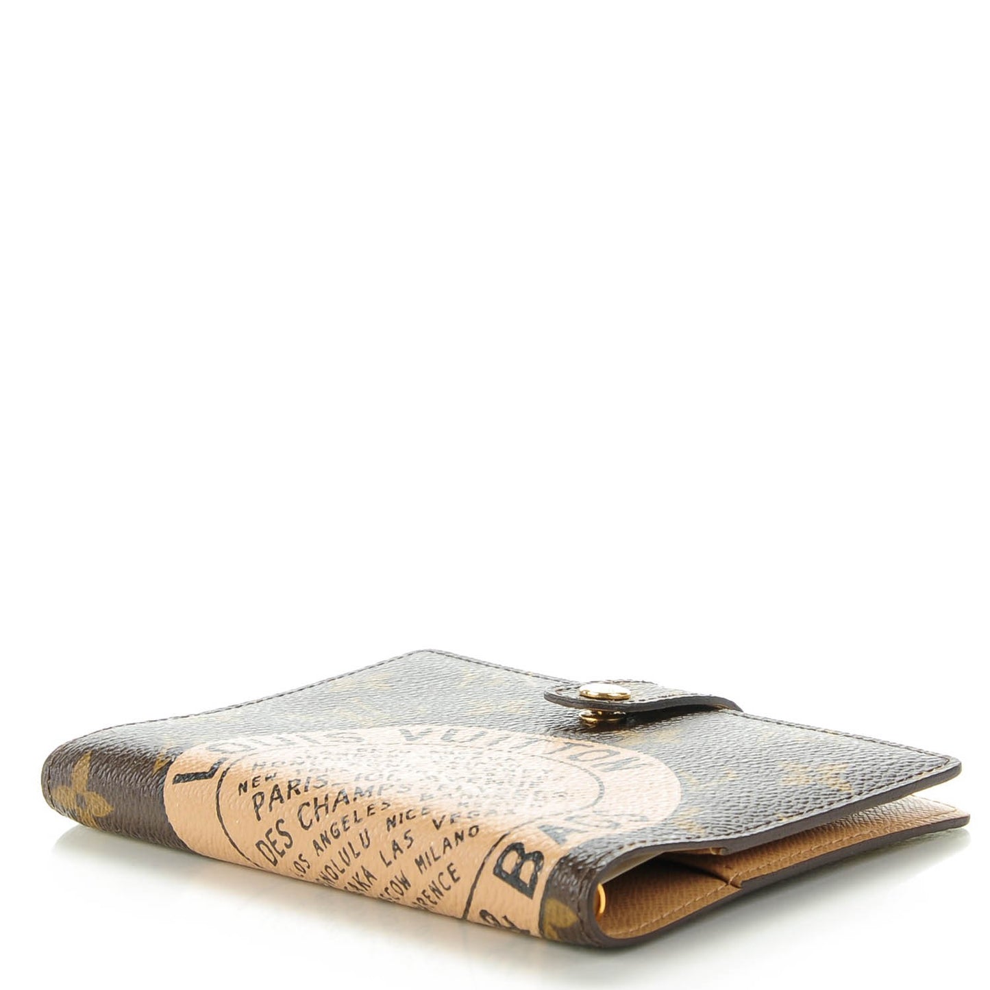 Monogram Complice Trunks and Bags Small Ring Agenda Cover Beige