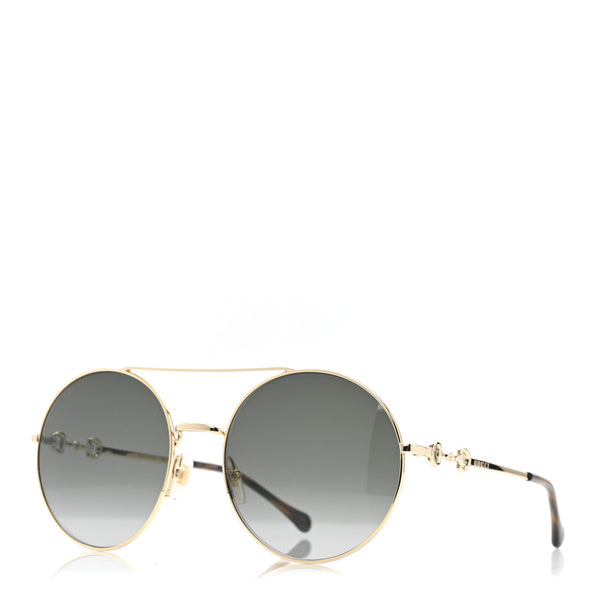 Gucci Horsebit Oversized Round Sunglasses GG0878S 004 59 20-140 Gucci Women main image 4