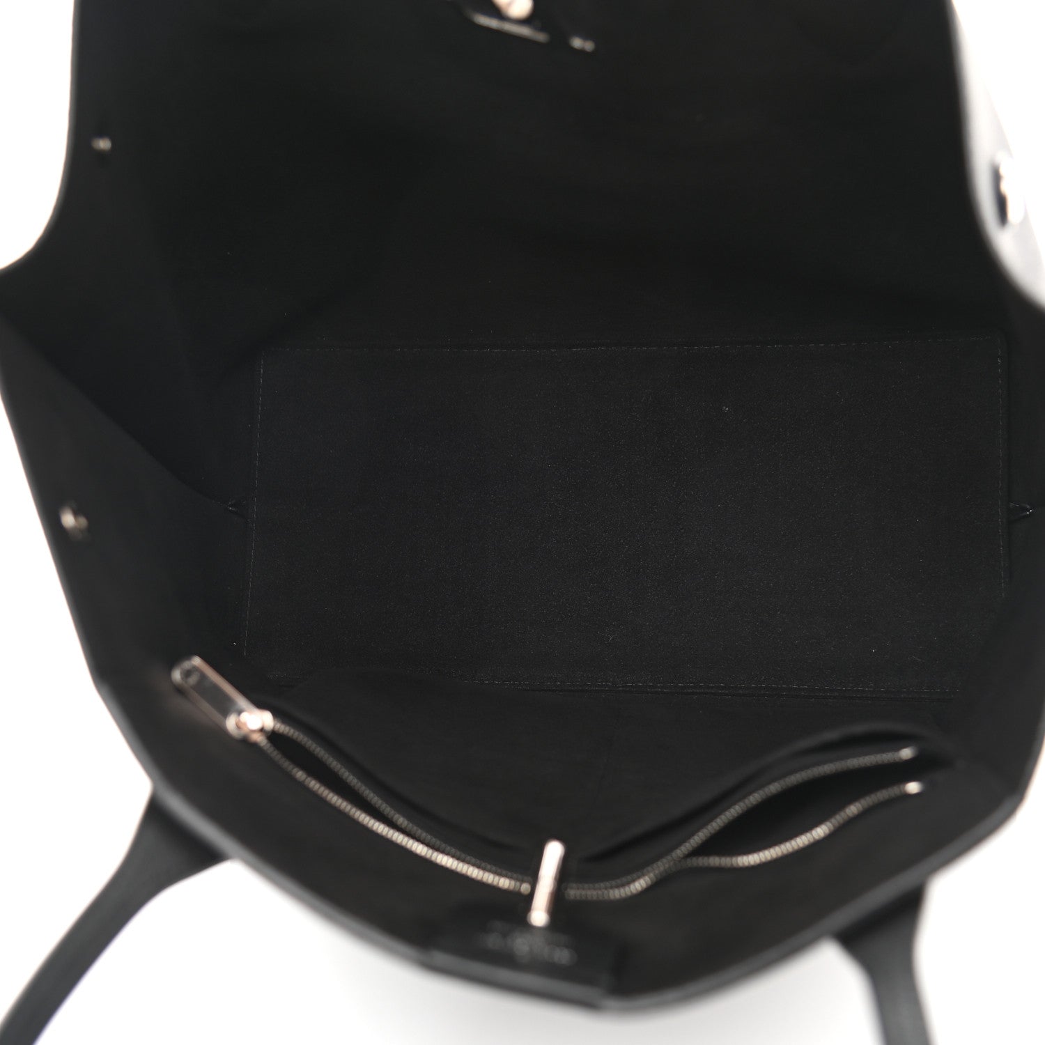 Louis Vuitton Calfskin Lockme Go Tote Black 5 of 11