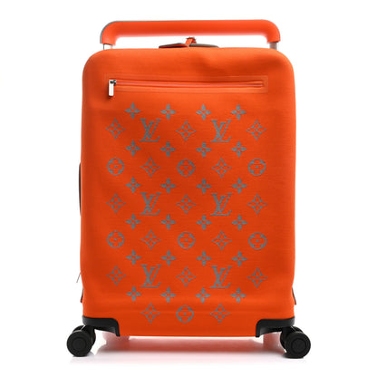 Louis Vuitton Knit Monogram Horizon Soft 55 Suitcase Orange 1 of 8