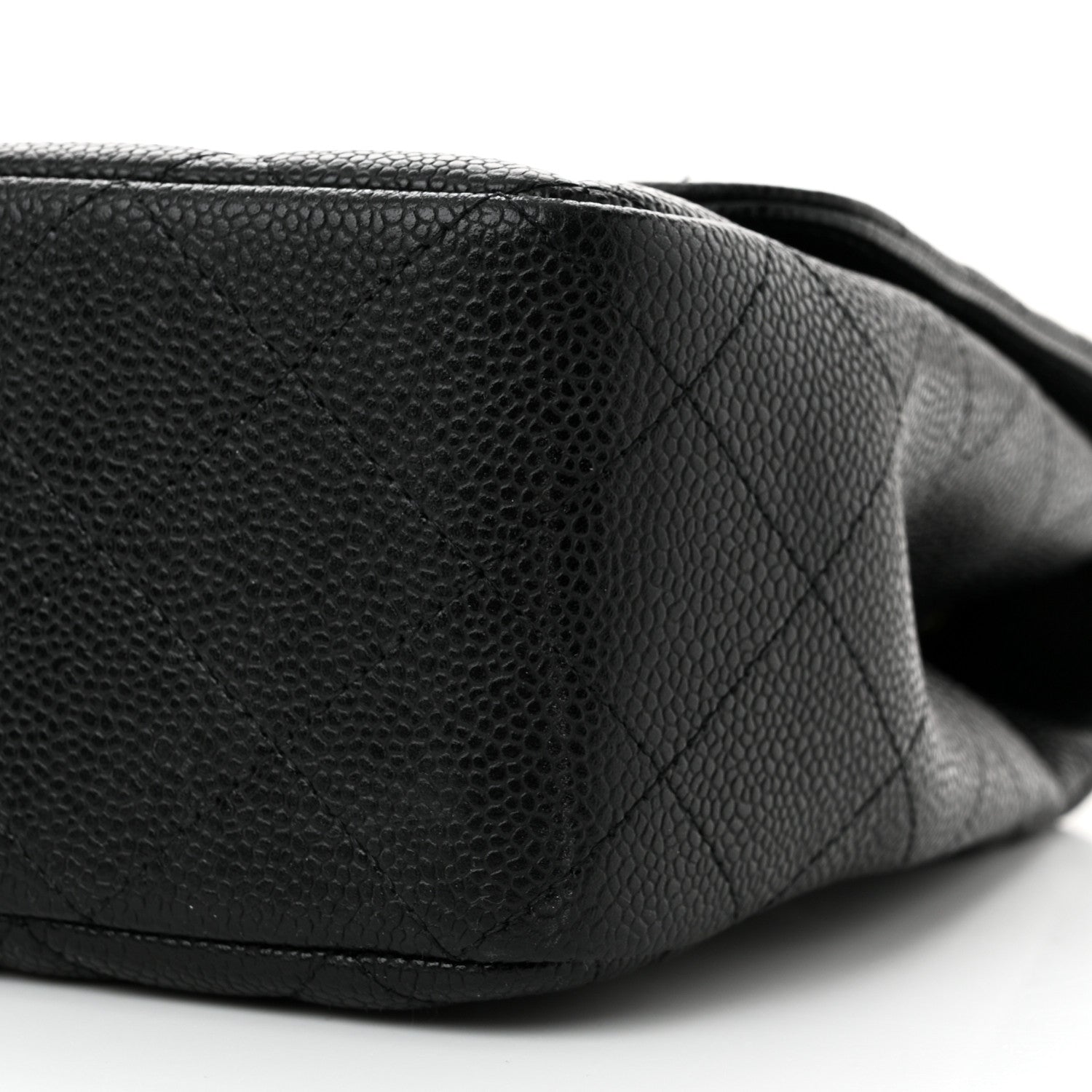 Chanel Caviar Quilted Jumbo Single Flap Black 10 of 13