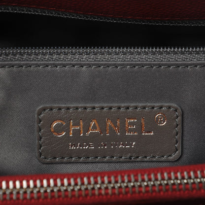 Chanel Caviar Quilted Grand Shopping Tote GST Red 6 of 7