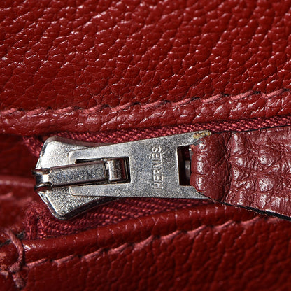 Hermes Togo Birkin 35 Rouge H 11 of 35