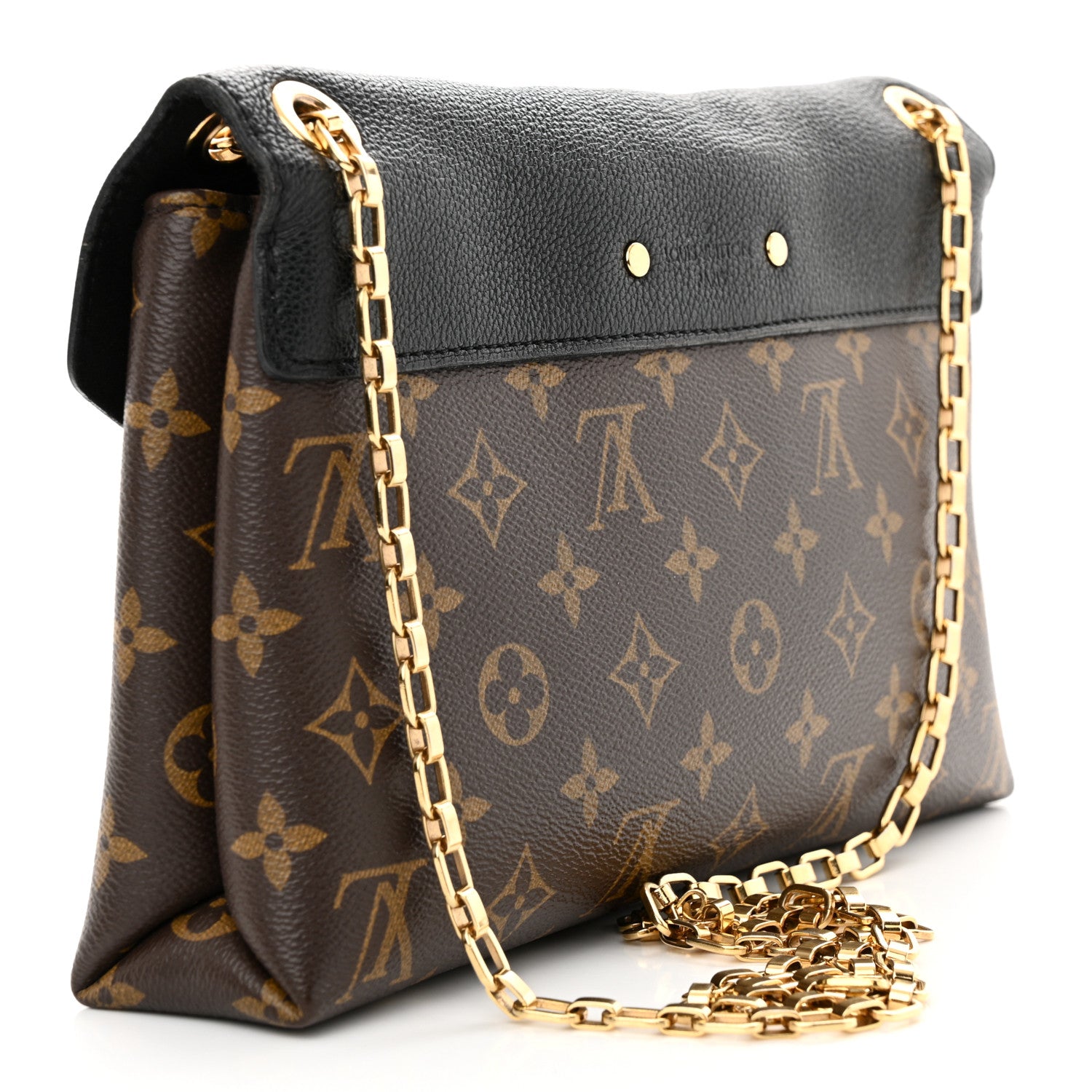 Louis Vuitton Monogram Pallas Chain Black 3 of 15