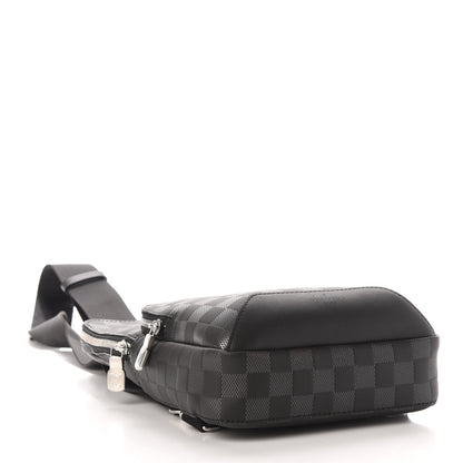 Louis Vuitton Damier Infini Avenue Sling Bag Onyx Silver 3 of 11