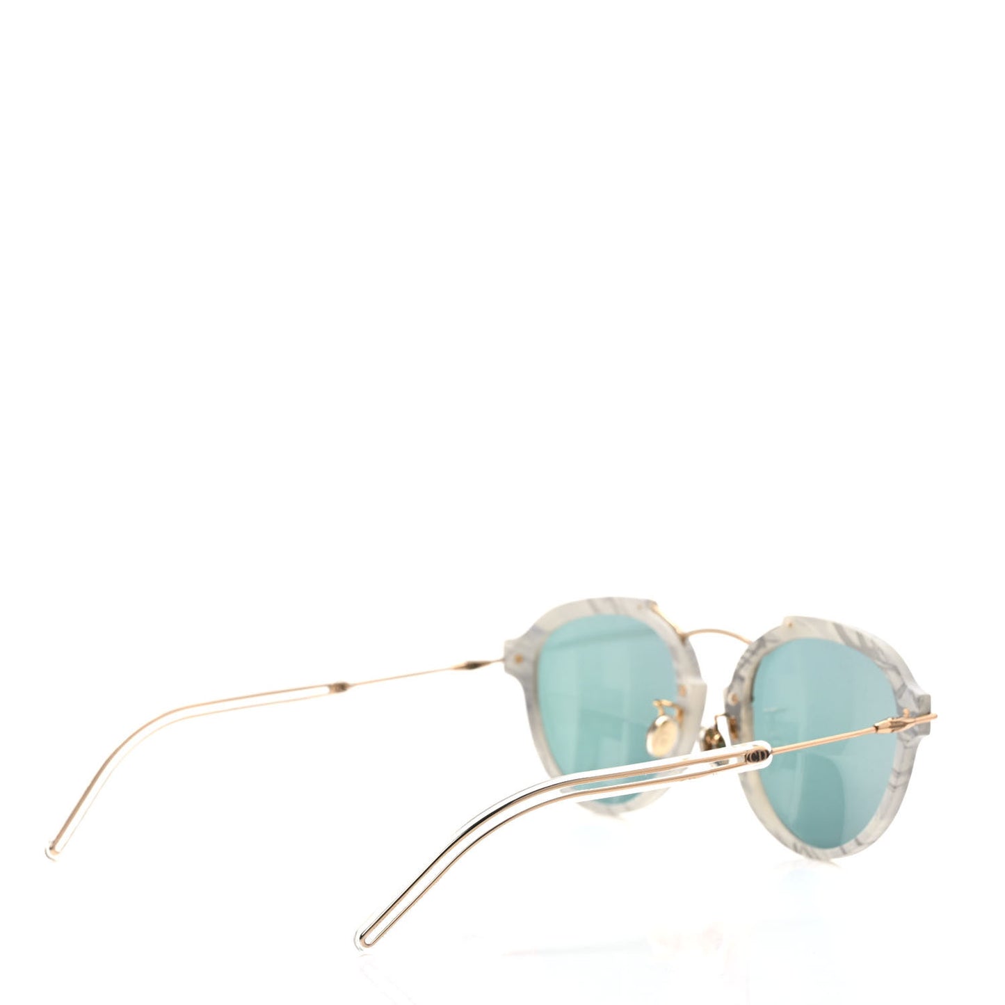 Round Eclat Sunglasses Pink Grey