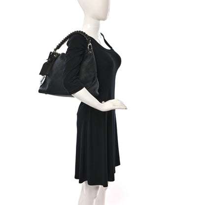 Louis Vuitton Mahina Beaubourg Hobo MM Black 2 of 8