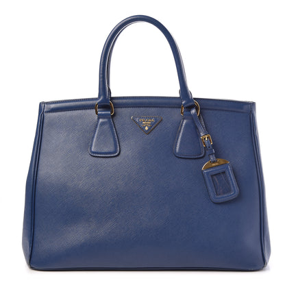 Prada Saffiano Lux Parabole Tote Bleuette 1 of 12