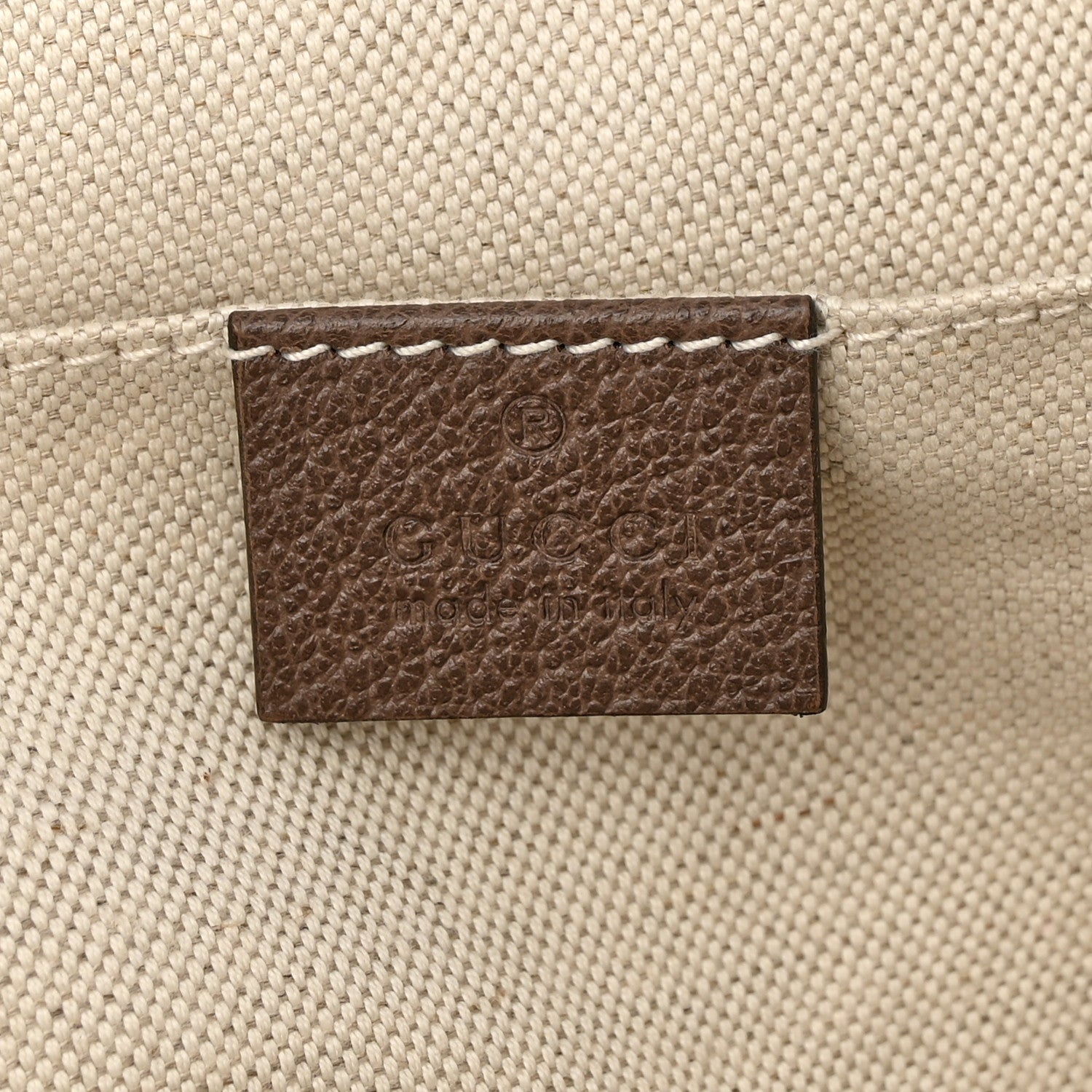 Gucci GG Supreme Monogram Textured Calfskin Web Medium Ophidia Briefcase Beige Ebony New Acero 6 of 10