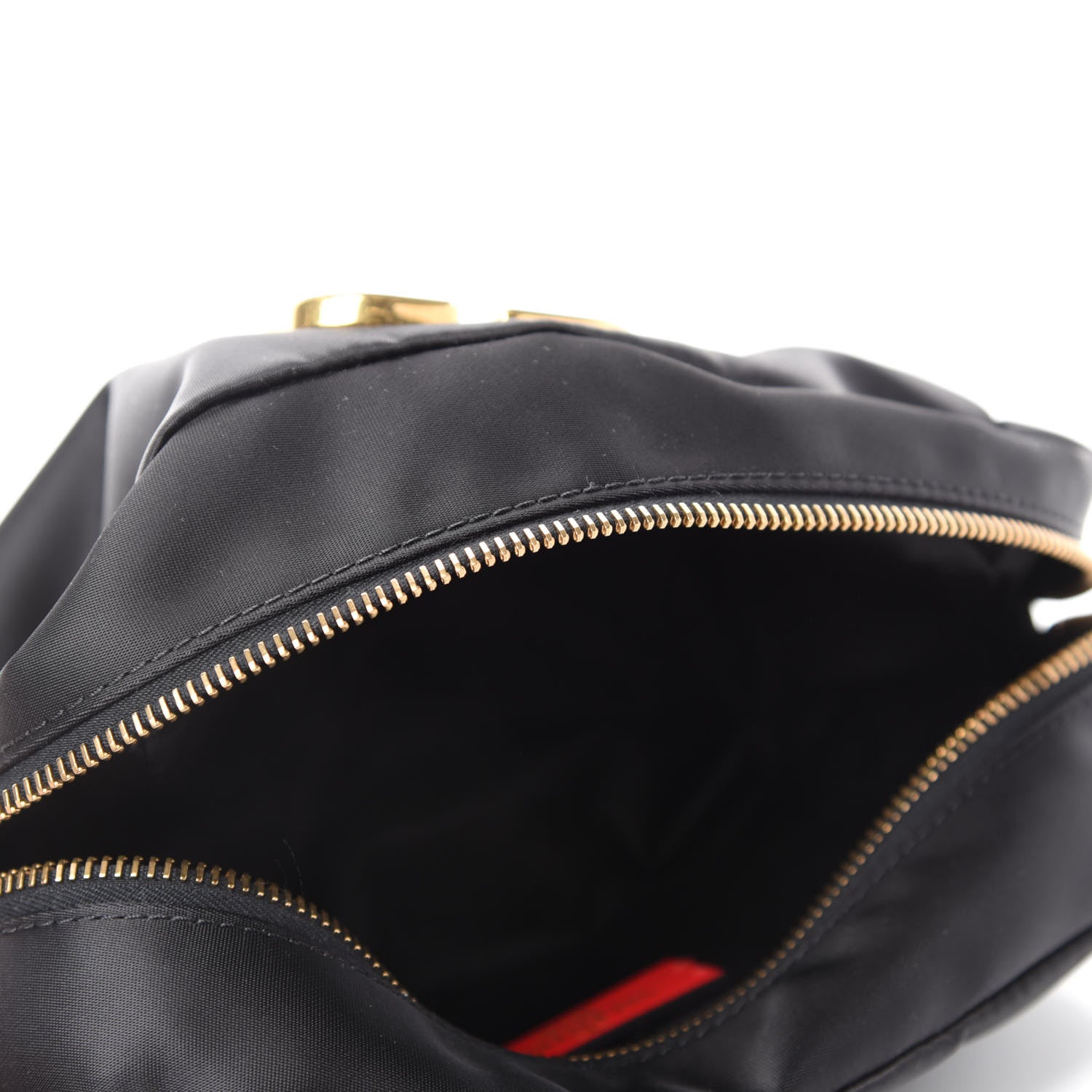 Valentino Garavani Nylon Vlogo Large Vanity Bag Black 5 of 6