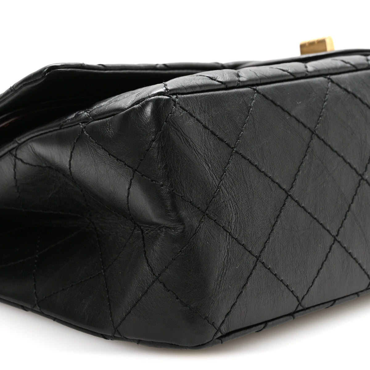 Chanel Aged Calfskin Quilted 2.55 Reissue 227 Flap Black 9 of 10