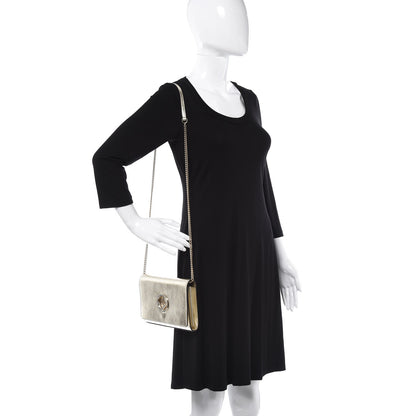 Fendi Vitello Catalan Mirror F is Fendi Wallet on Chain Champagne 2 of 8