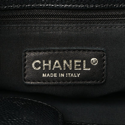 Chanel Caviar Quilted Petit Shopping Tote PST Black 6 of 9