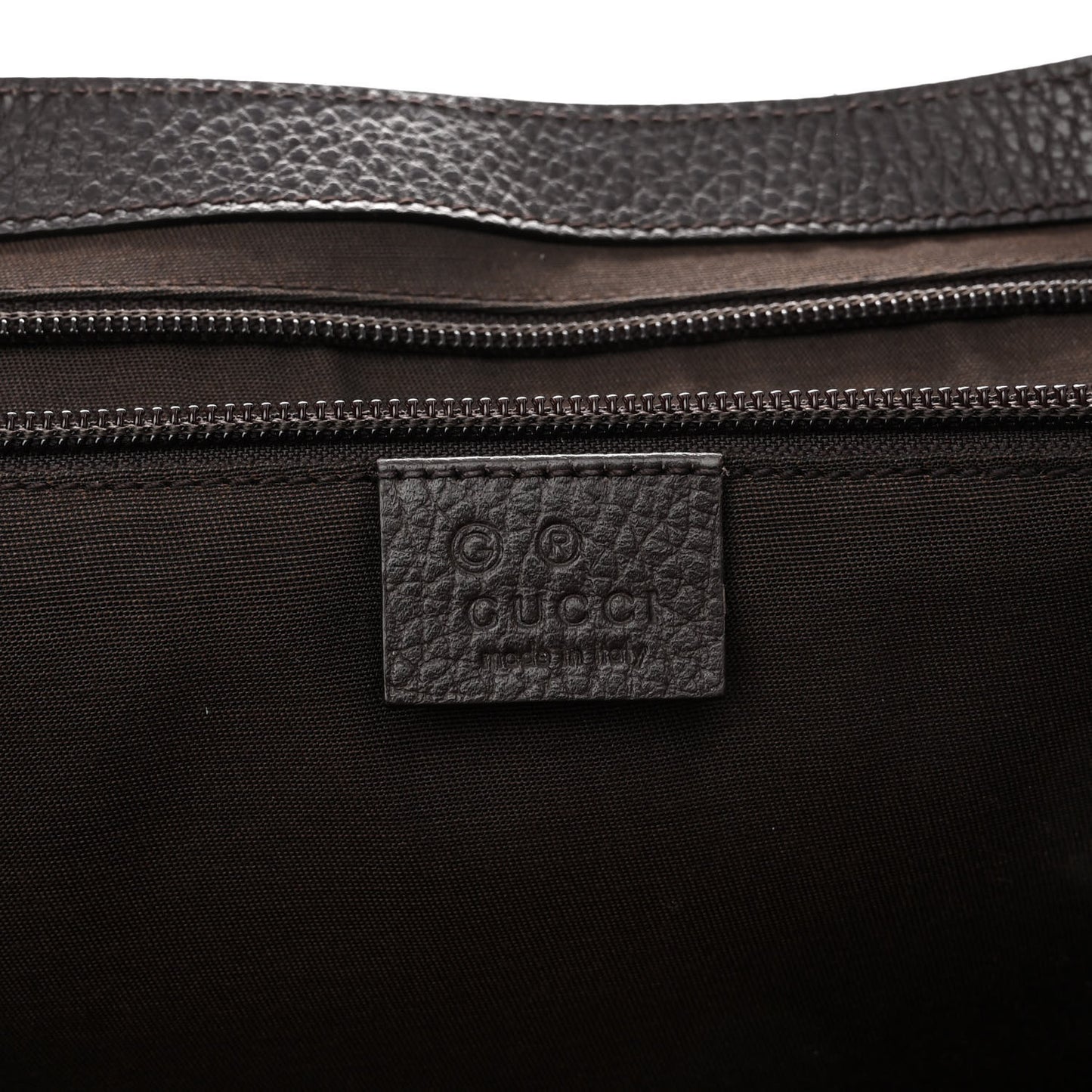 Monogram Large Flap Messenger Bag Beige Dark Brown