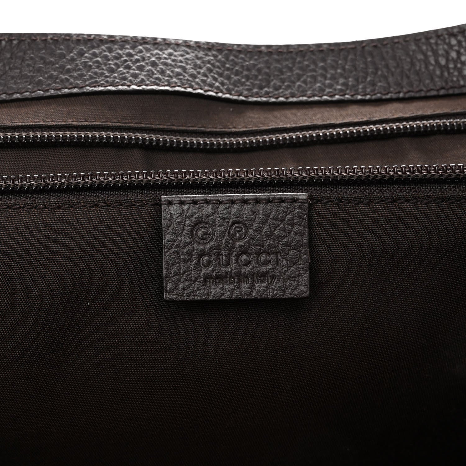 Gucci Monogram Large Flap Messenger Bag Beige Dark Brown 6 of 11