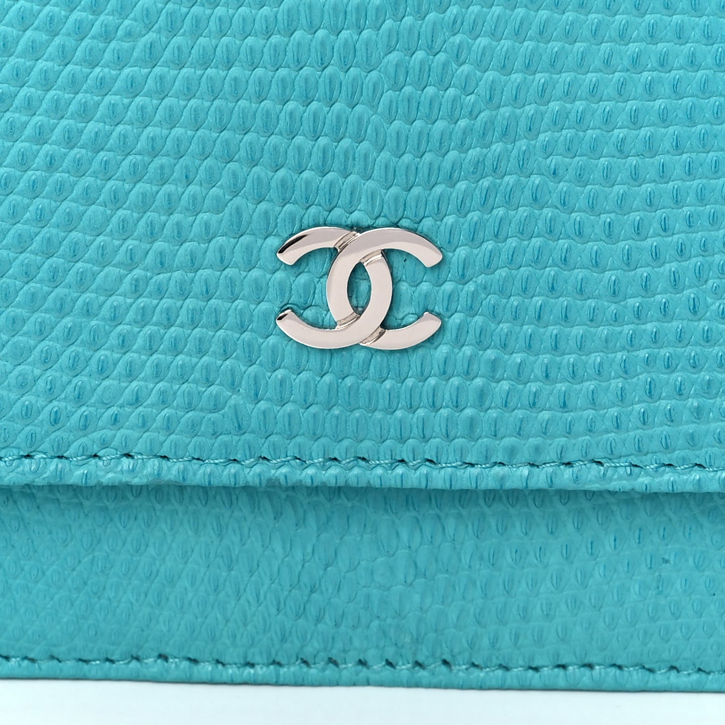 Lizard Wallet on Chain WOC Turquoise