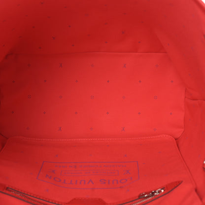Louis Vuitton Monogram Escale Neverfull MM Rouge 5 of 8