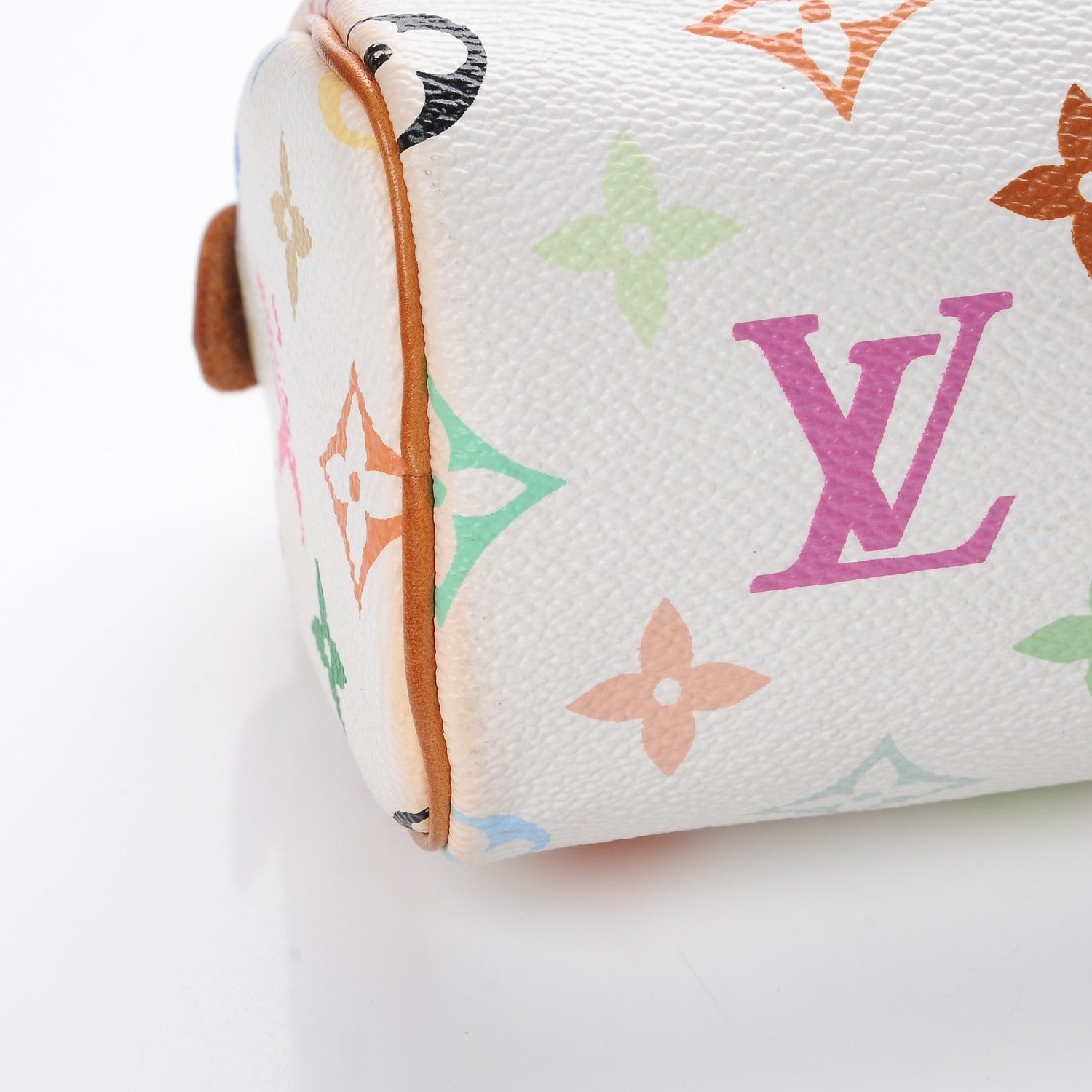 Louis Vuitton Monogram Multicolor Mini Sac HL Speedy White 8 of 9