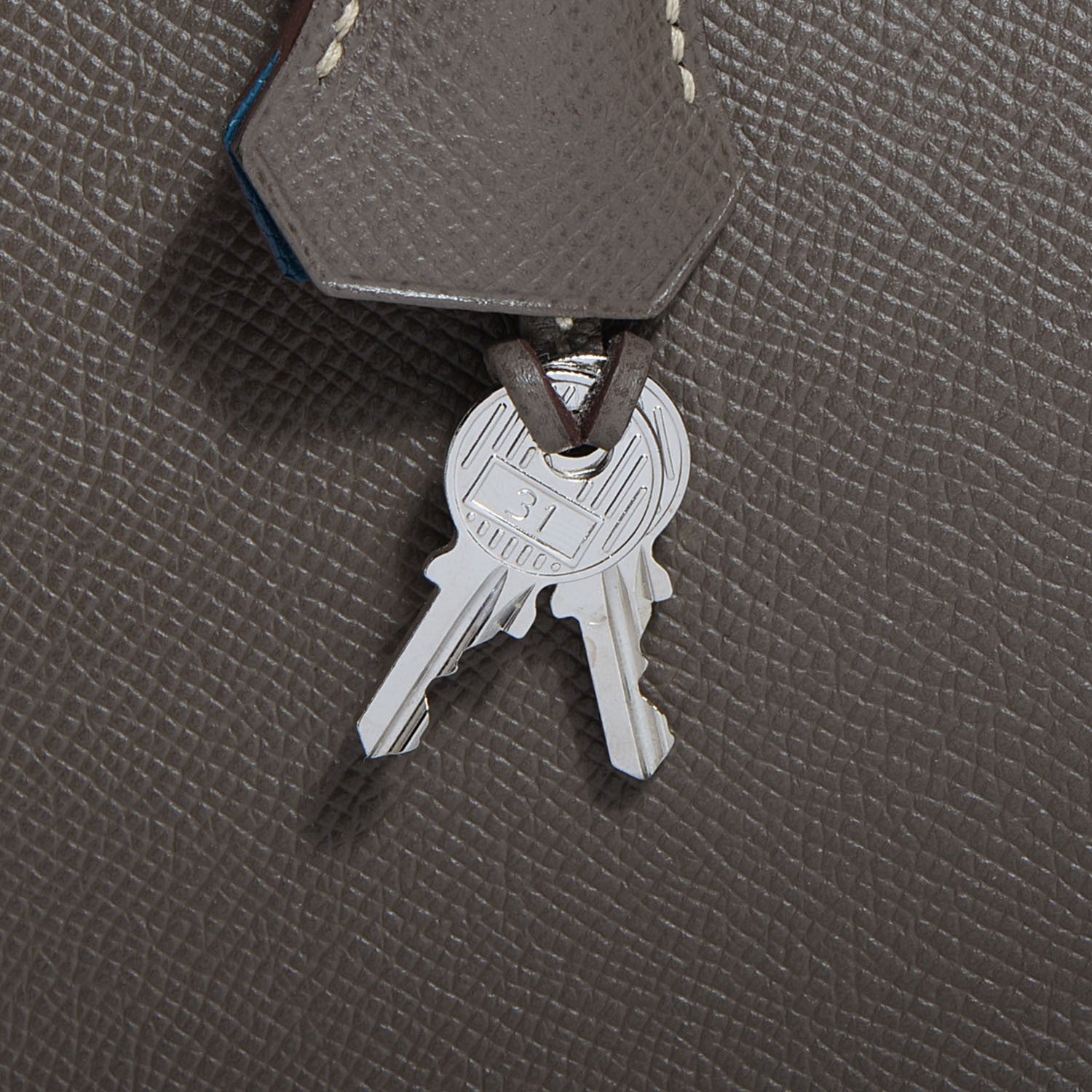 Hermes Epsom Candy Birkin 35 Etain Bleu Thalassa 18 of 23