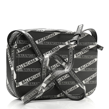 Balenciaga Coated Canvas Losange Monogram S Camera Bag Black Grey 4 of 11