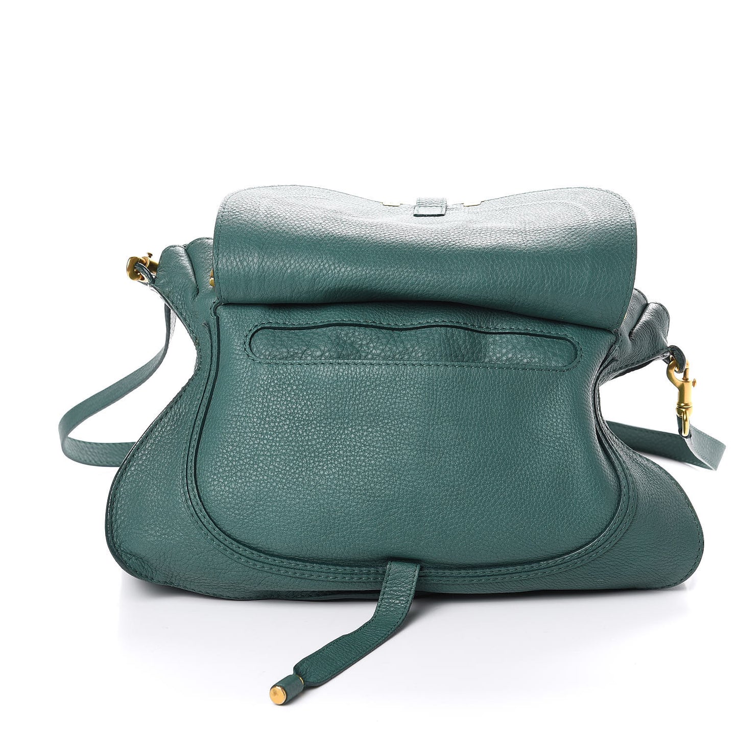 Calfskin Medium Marcie Satchel Emerald