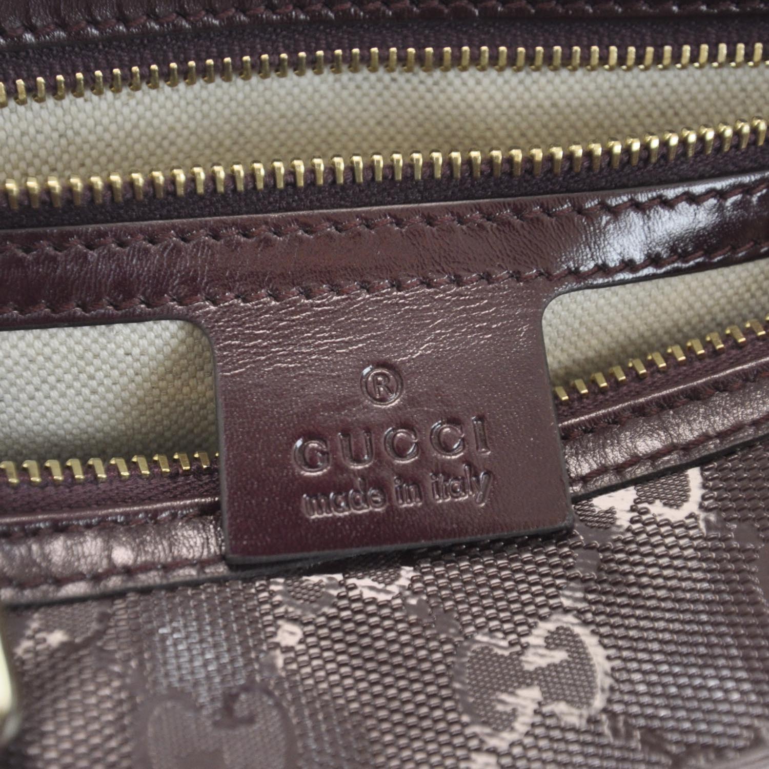 Gucci Imprime Monogram Medium Joy Boston Bordeaux 8 of 9