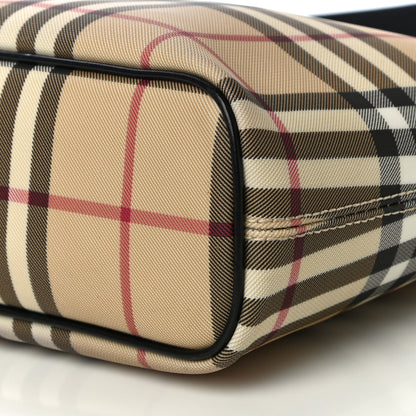 Burberry House Check Shoulder Bag Black 9 of 10