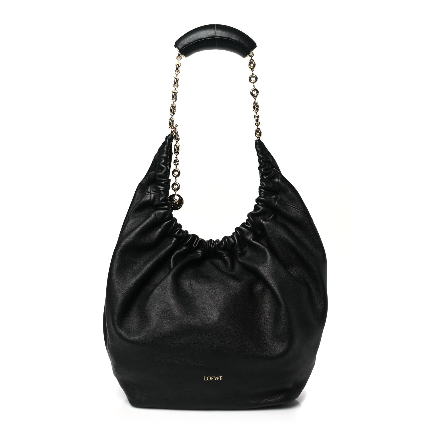 Loewe Buttery Nappa Lambskin Medium Squeeze Bag Black 1 of 8