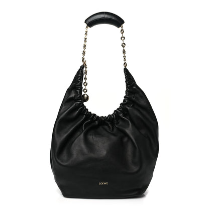 Loewe Buttery Nappa Lambskin Medium Squeeze Bag Black 1 of 8