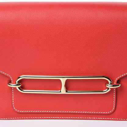 Hermes Evercolor Sac Roulis 23 Rouge De Coeur 10 of 11
