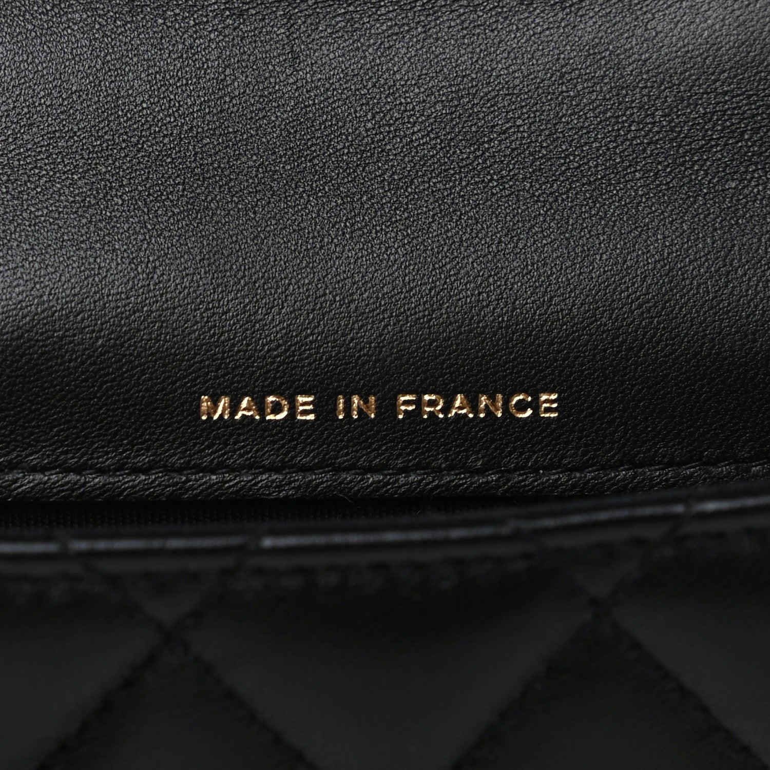 Chanel Lambskin Quilted Top Handle Flap Coin Purse With Chain Black 7 of 9