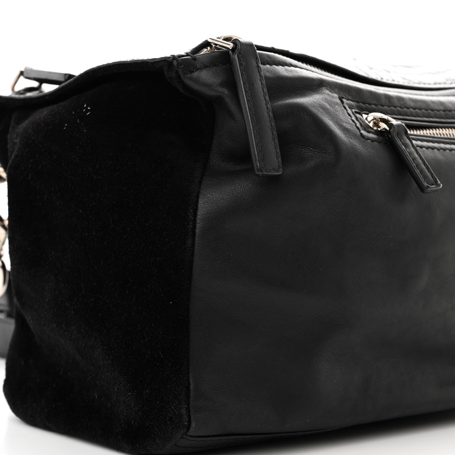 Givenchy Calfskin Crocodile Embossed Medium Pandora Black 9 of 11