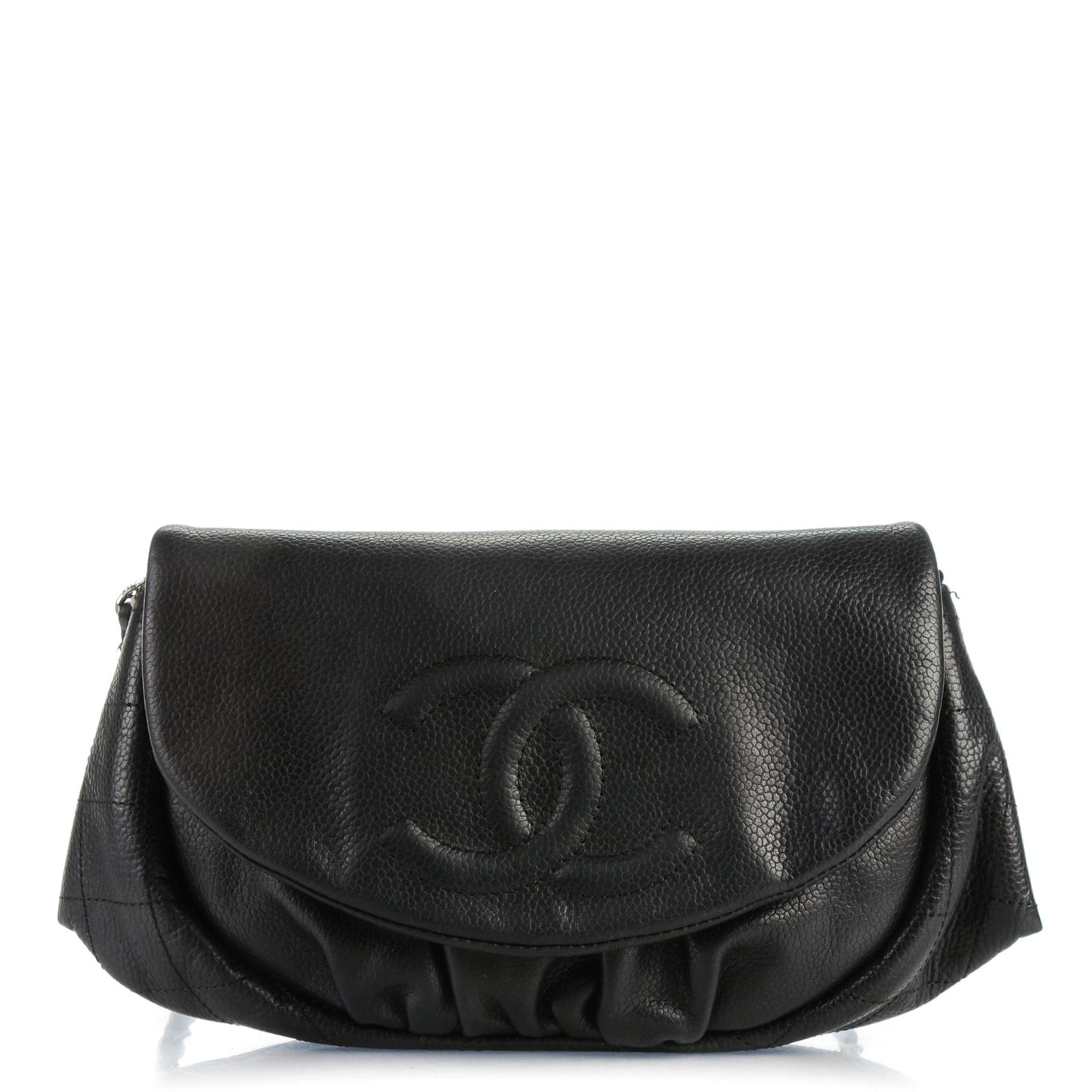 Caviar Half Moon Wallet On Chain WOC Black