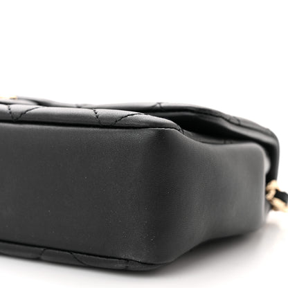 Chanel Lambskin Quilted Resin Bi-Color Chain Flap Bag Black 10 of 10