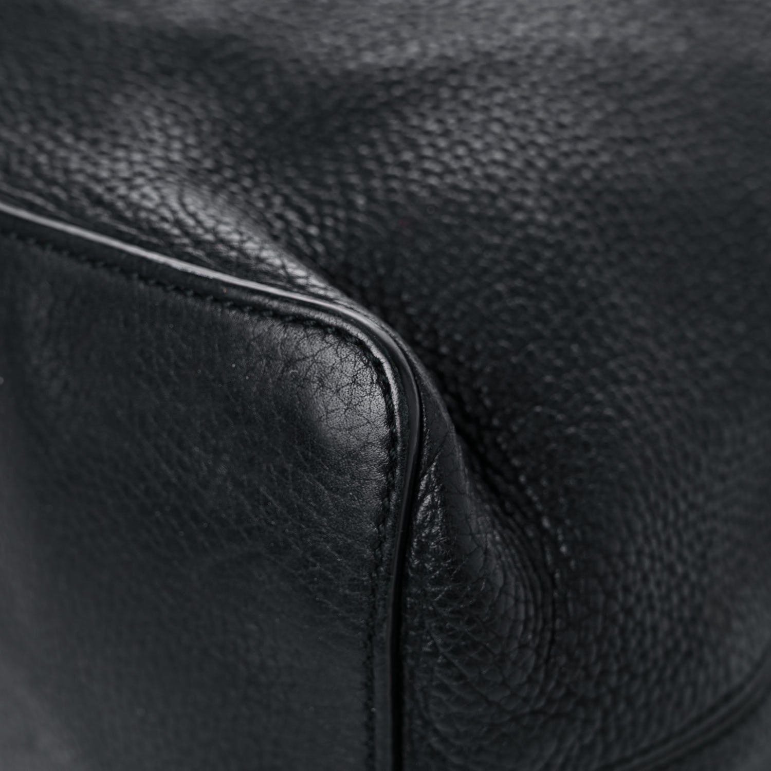 Gucci Pebbled Calfskin Large Soho Hobo Black 10 of 24