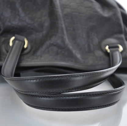 Gucci Guccissima Full Moon Tote Black 6 of 10