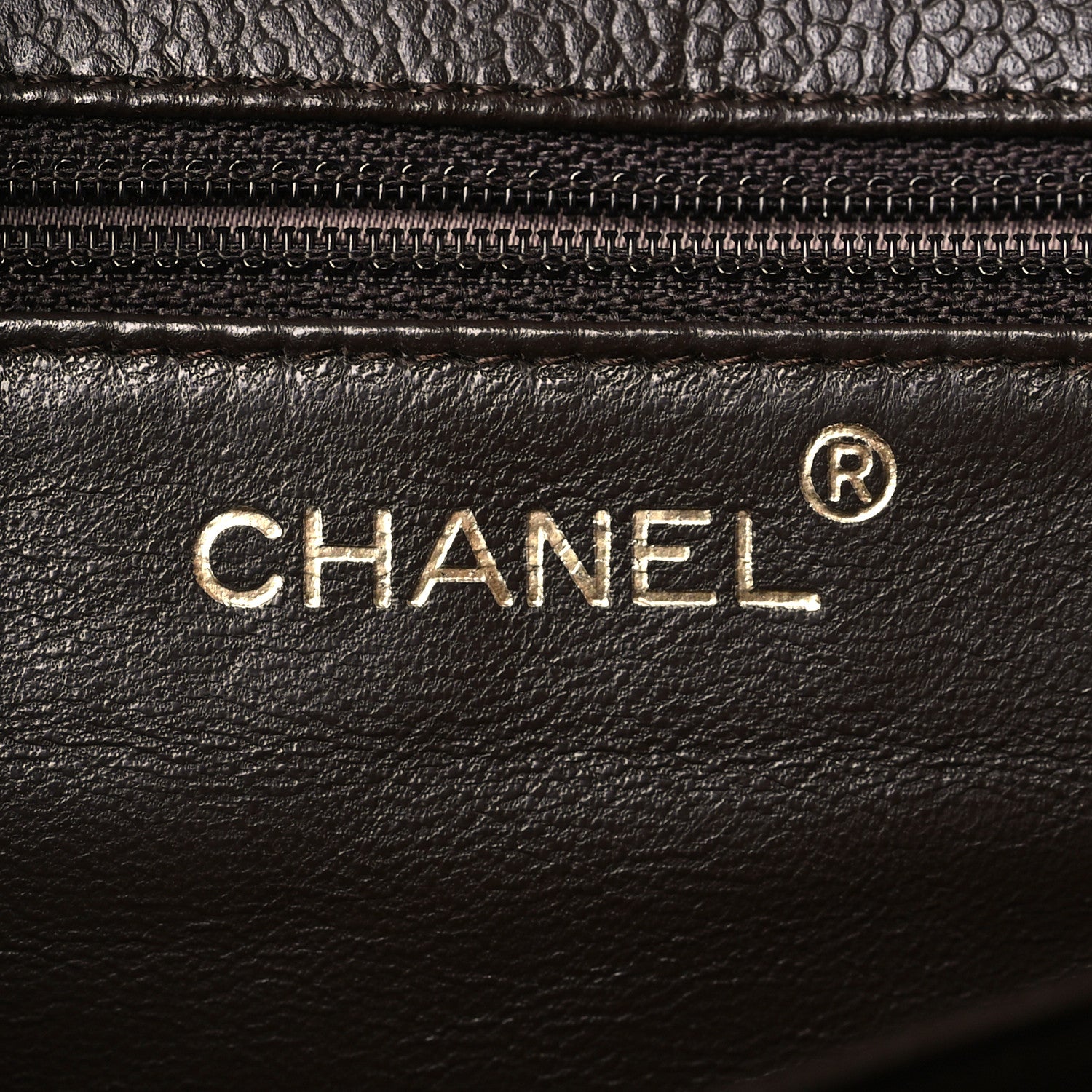 Chanel Caviar Shoulder Bag Brown 6 of 9
