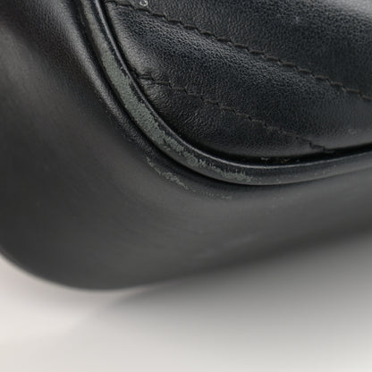 Gucci Calfskin Matelasse Small GG Marmont Chain Shoulder Bag Black 9 of 16