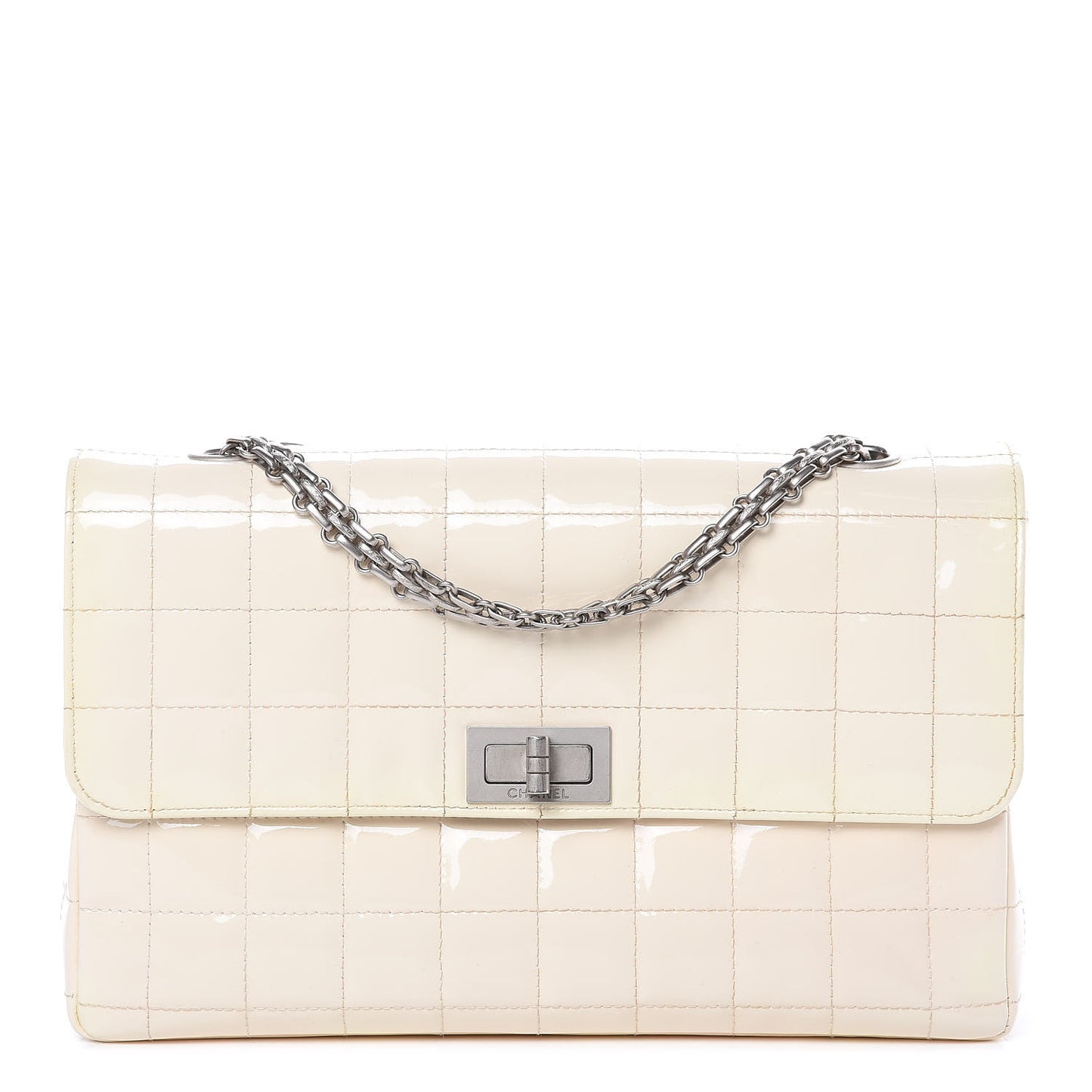 Patent Chocolate Bar Reissue Single Flap White