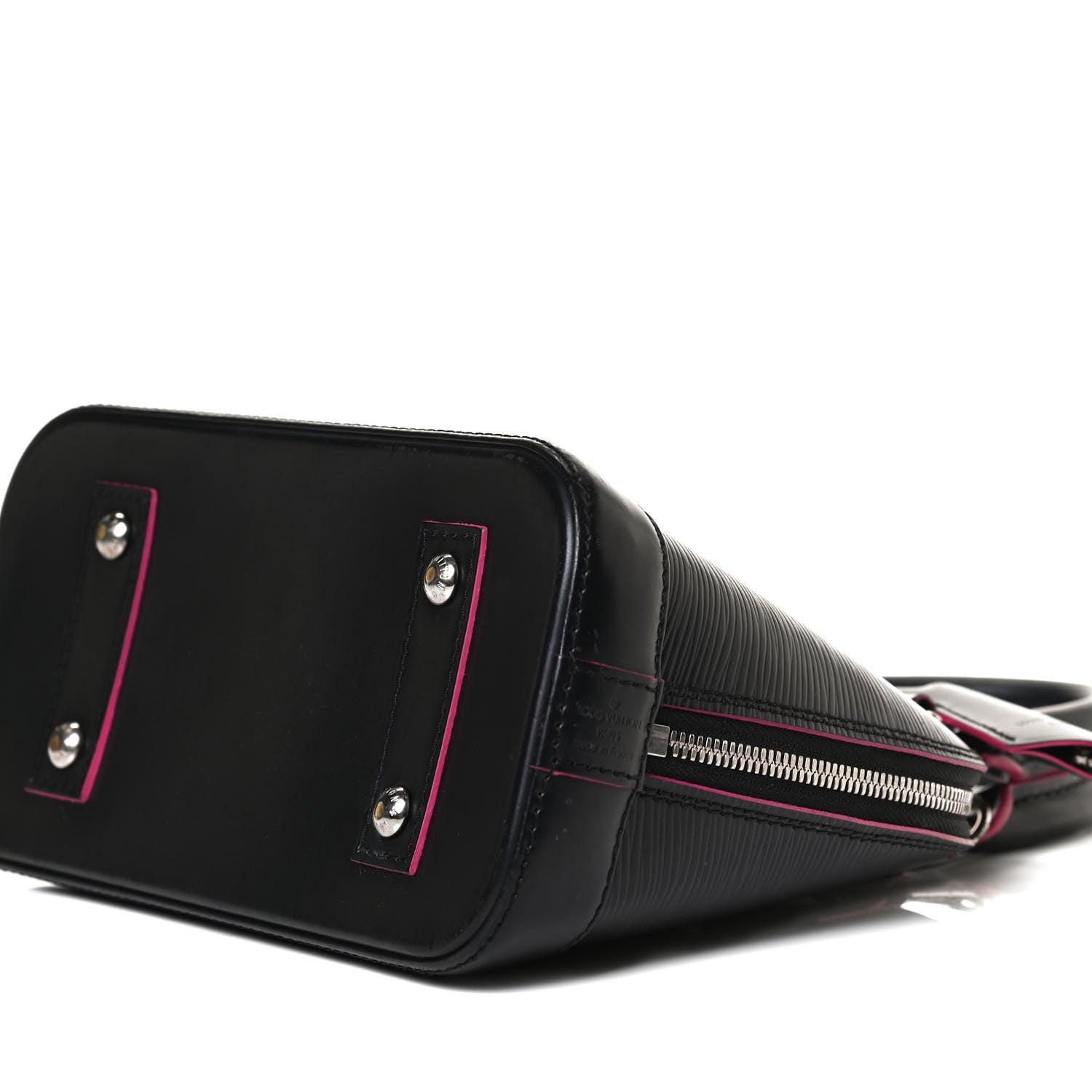 Louis Vuitton Epi Alma BB Black Hot Pink 11 of 17