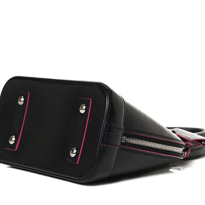 Louis Vuitton Epi Alma BB Black Hot Pink 11 of 17
