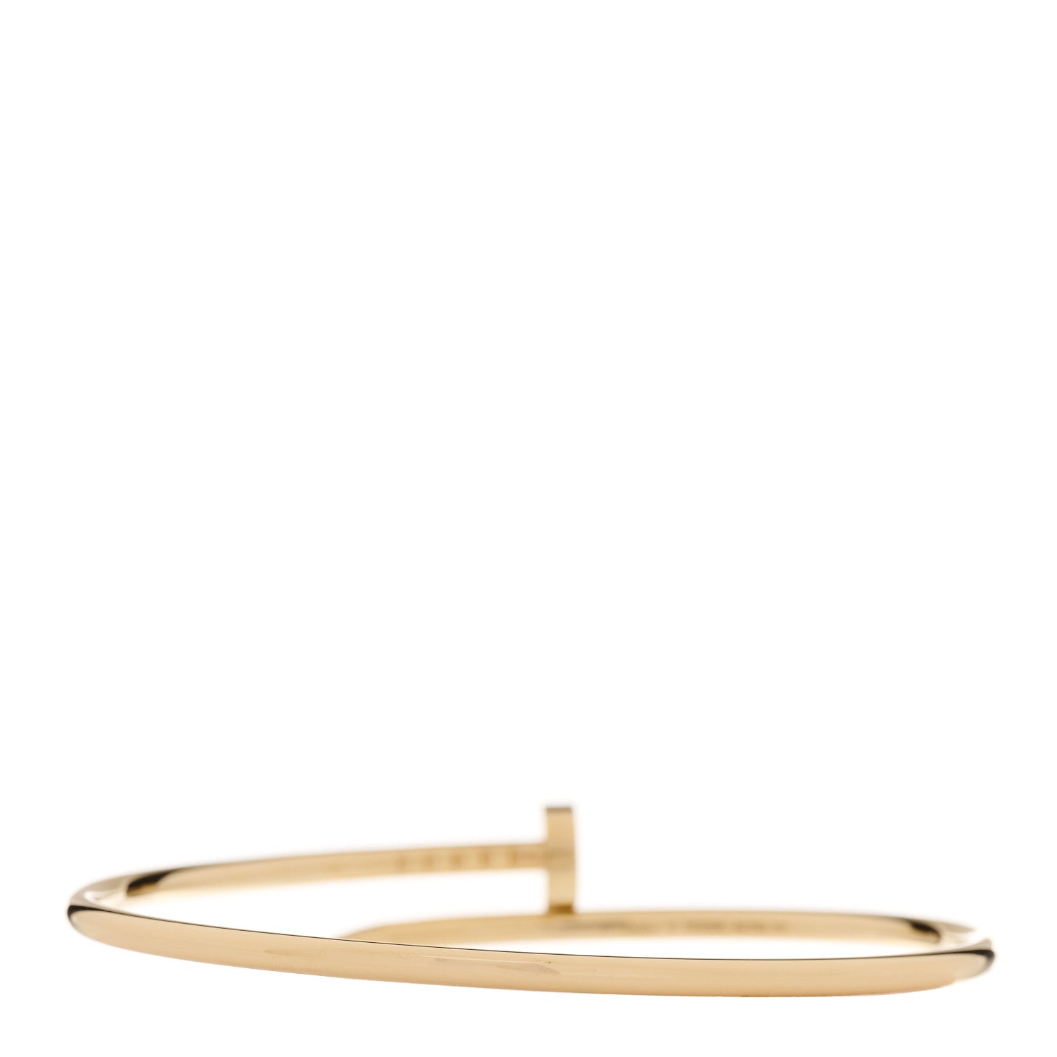 Cartier 18K Yellow Gold Small Juste Un Clou Bracelet 17 3 of 6