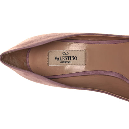 Valentino Garavani Suede Rockstud Killer Stud 90mm Pumps 37 Lipstick 10 of 12