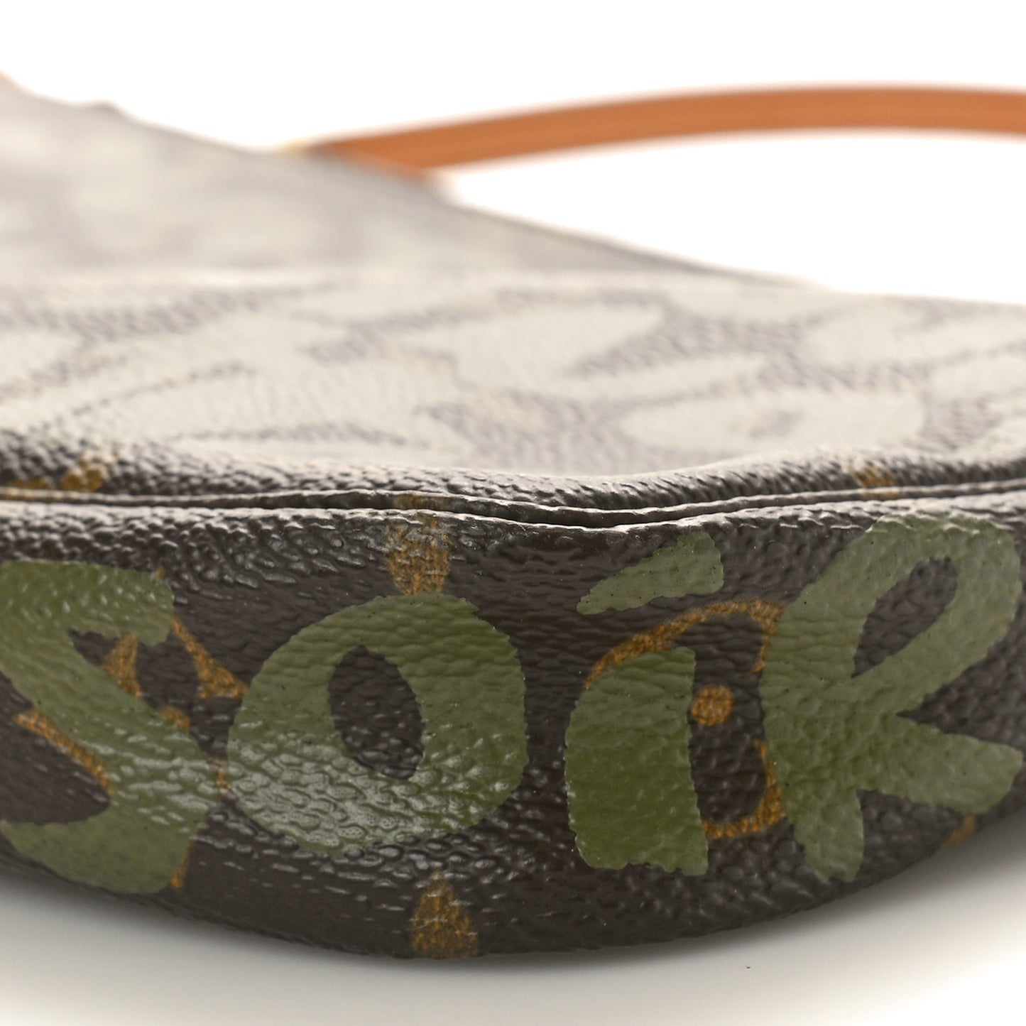 Monogram Graffiti Pochette Accessories Kaki